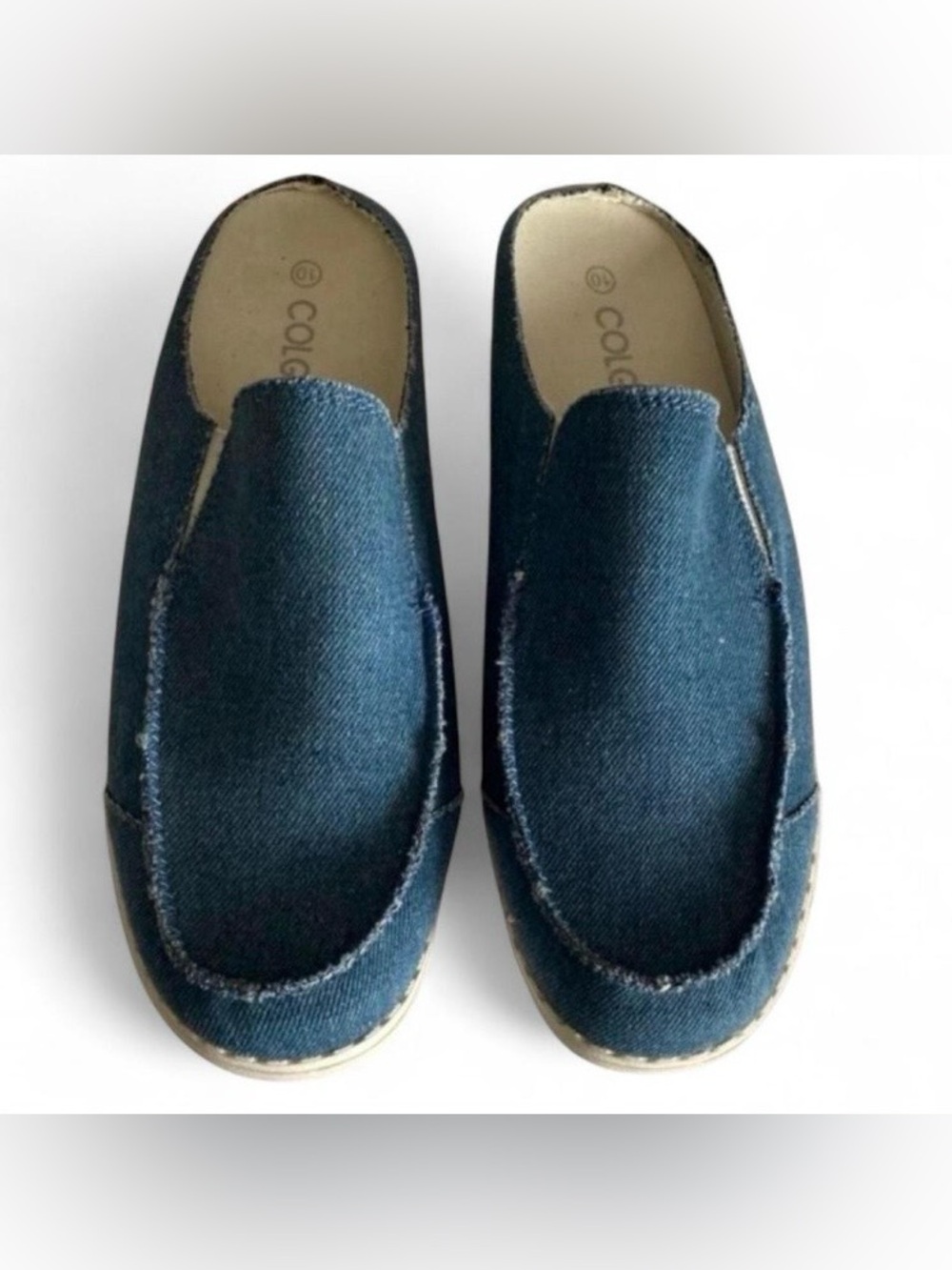 Colgo Denim Mule Shoes